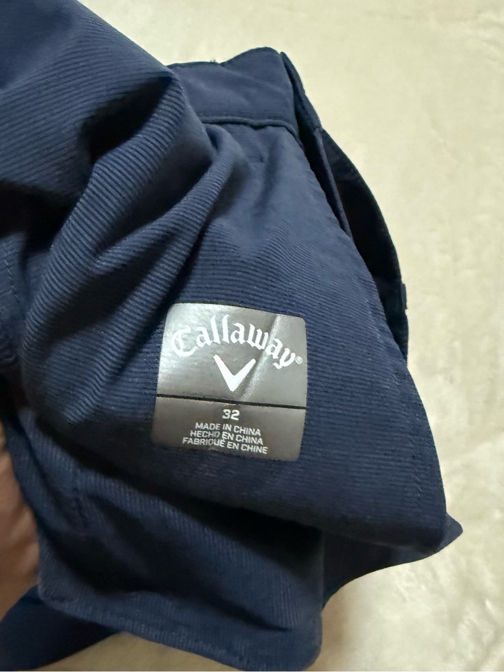 Callaway Navy Flat-Front Golf Shorts - Picture 5 of 5